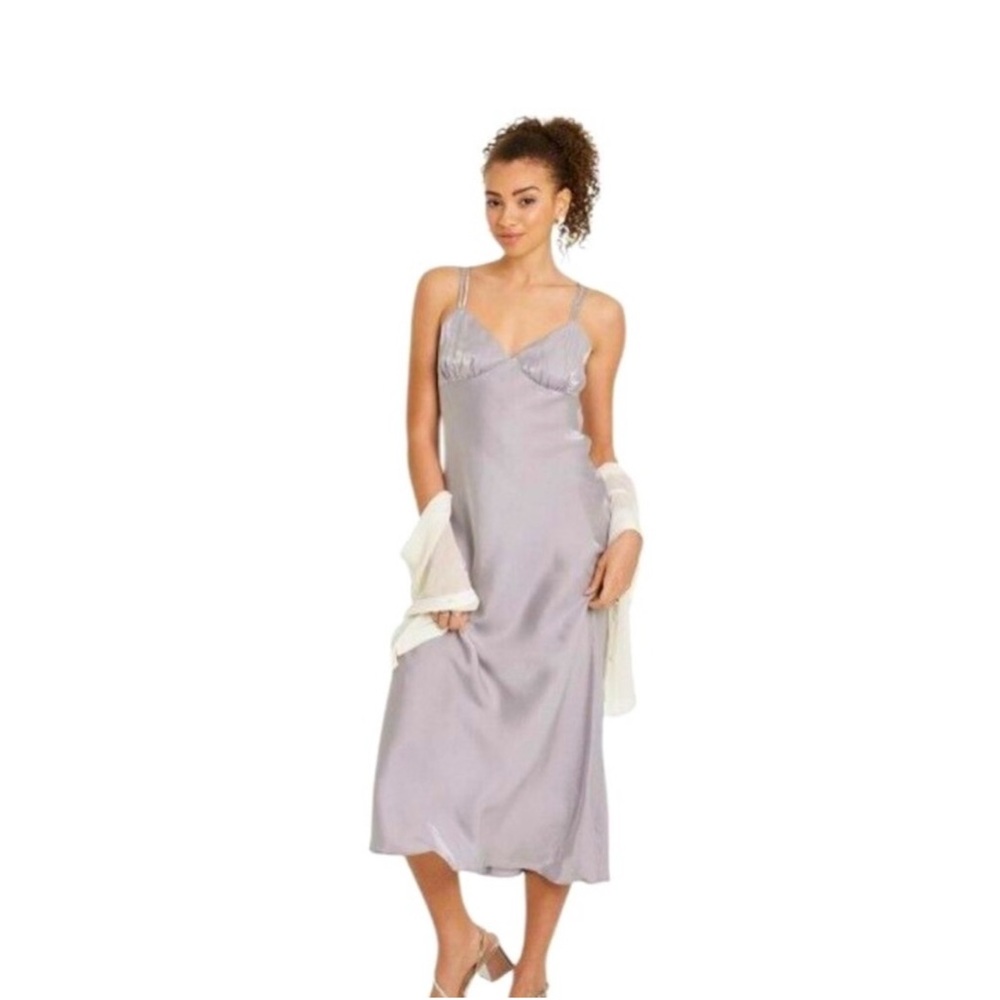 NWT Wild Fable Women's Iridescent Maxi Slip Dress Size Large